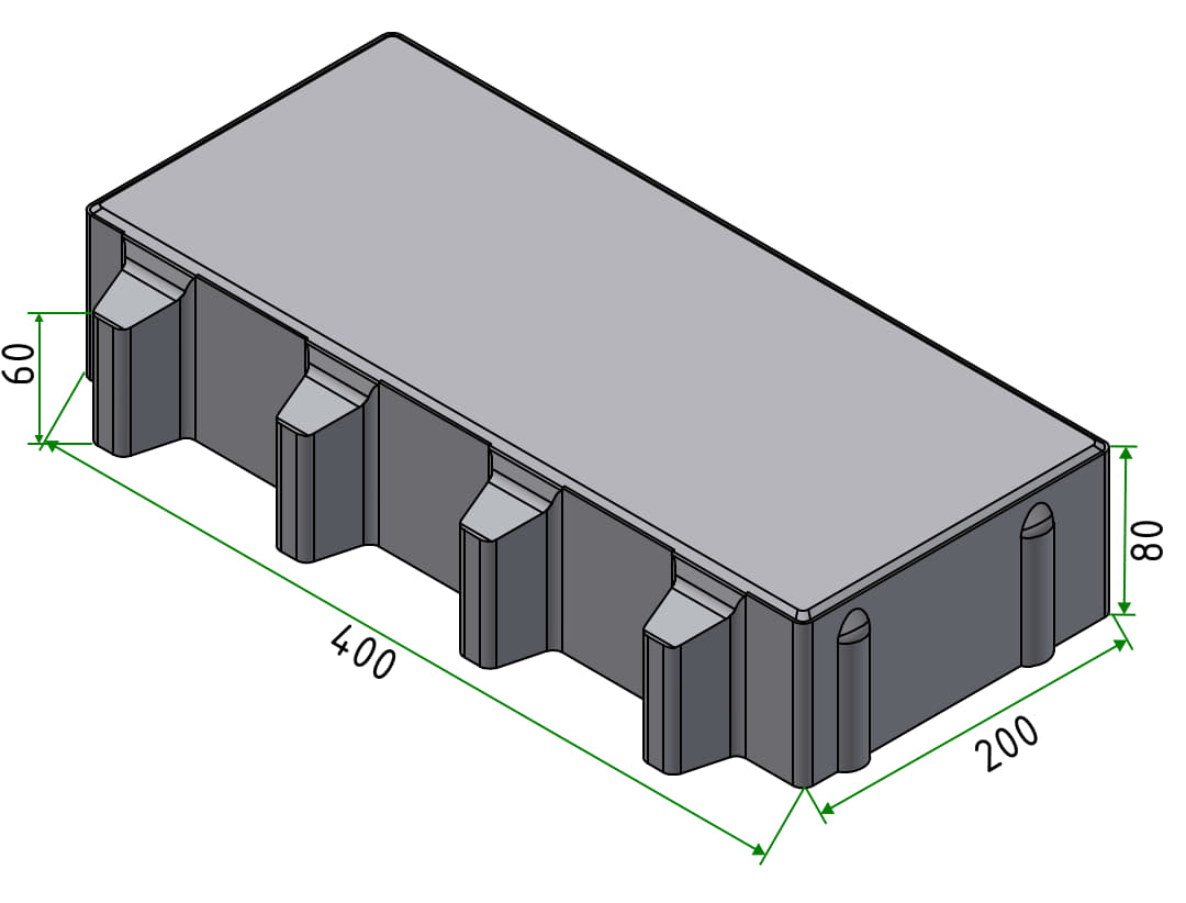 Ökostein 20x40 Perspektive